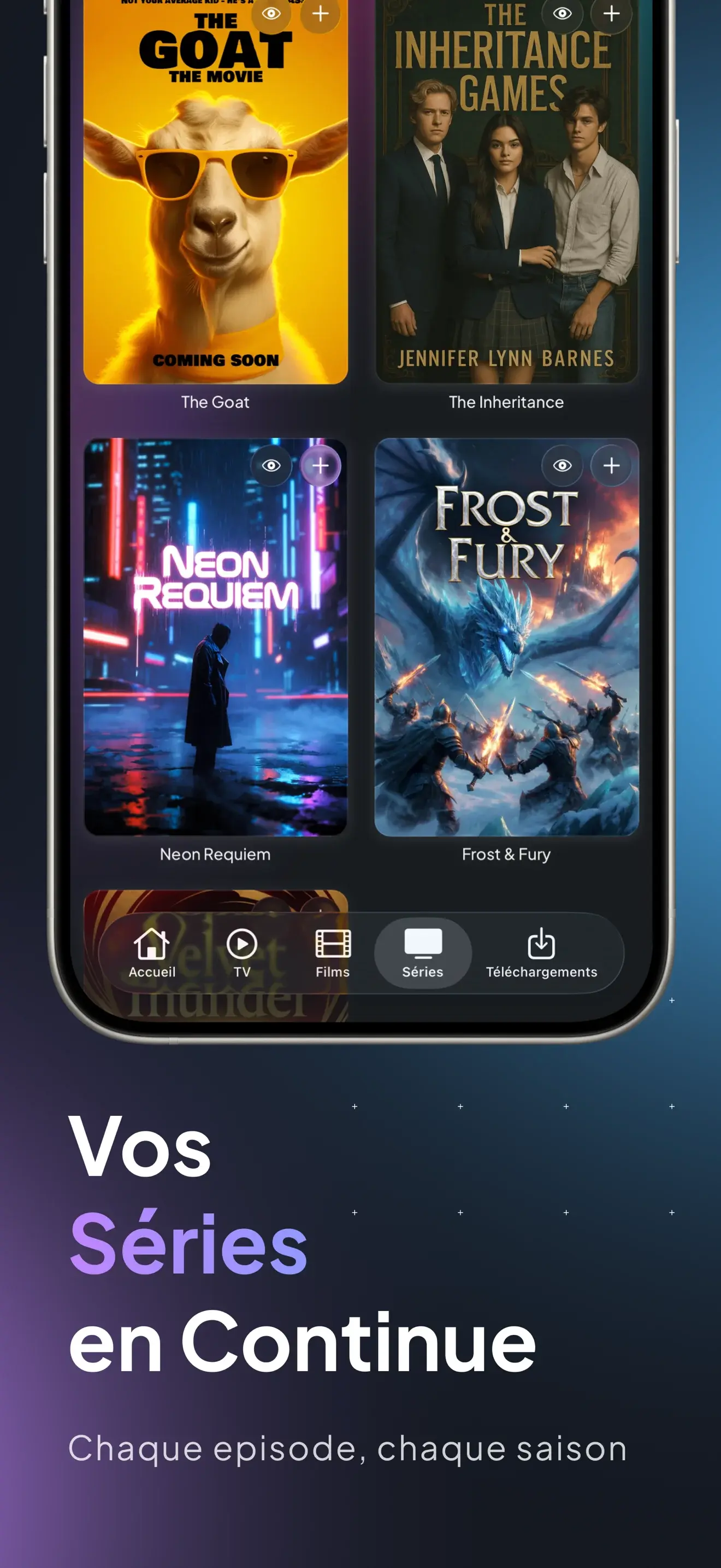 Vos séries en continue avec IPTV Dreamer chaque épisode chaque saison